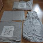 Slaapzak + bedomranding + lakentje + kussensloop babybed, Gebruikt, Jongetje of Meisje, Beige, Overige typen