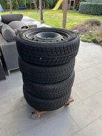 4 winterbanden/stalen velg – 195/60 R16C – 5x98, Enlèvement, Utilisé