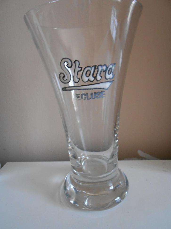 Bierglas Stara n brouwerij Het Sas te boortmeerbeek, Collections, Marques de bière, Enlèvement ou Envoi