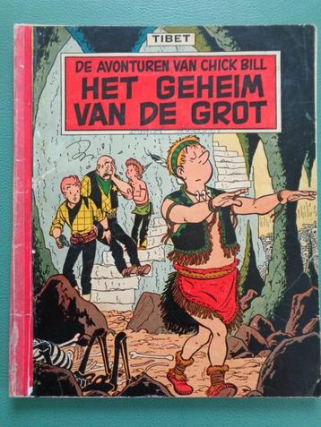 Chick Bill - Het Geheim van de Grot - 1e druk 1958 beschikbaar voor biedingen