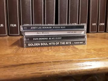 Blues, jazz en soul: Hooker, Domino en anderen, 4 cd's beschikbaar voor biedingen