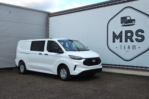 Ford Transit Custom-Dubbelcabine-Carplay-L2-Nieuw- 32200+BTW, Auto's, Bestelwagens en Lichte vracht, Bedrijf, Te koop, ABS, Achteruitrijcamera