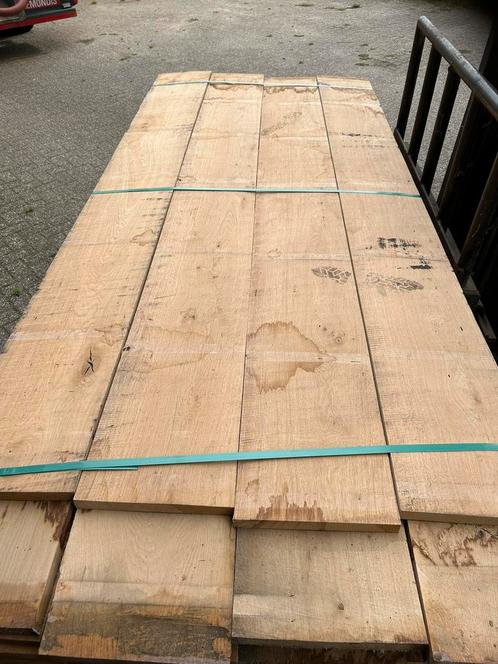 Fijnbezaagd eiken planken te koop. 27 mmdikte 210 en 260 mm, Doe-het-zelf en Bouw, Hout en Planken, Nieuw, Plank, Eiken, 200 tot 250 cm