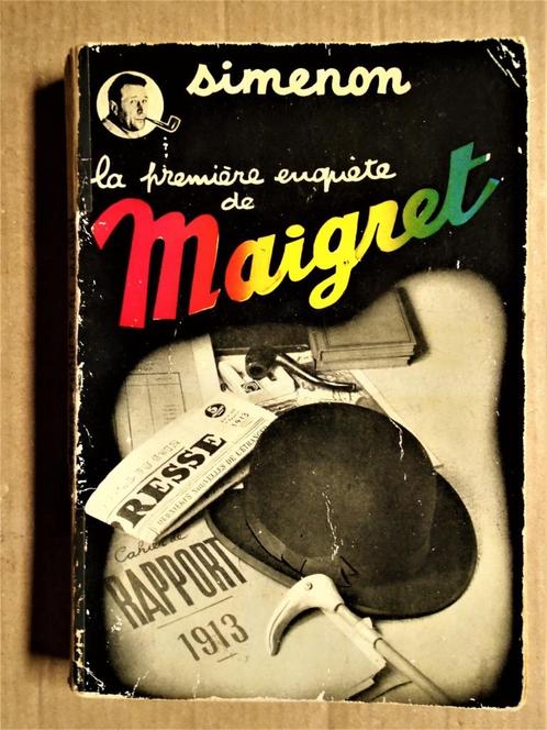 G. Simenon - la première enquête de Maigret (1913) - 1955, Boeken, Detectives, Gelezen, Ophalen of Verzenden
