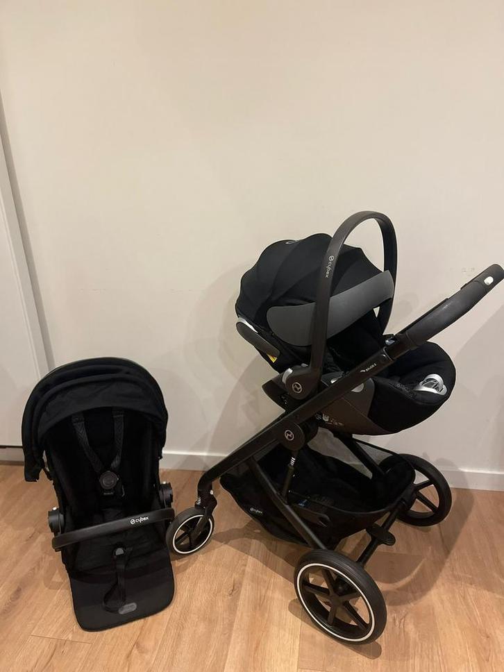 Cybex Balios S + Cloud Z i-Size + Adapters - Hele Set!, Kinderen en Baby's, Kinderwagens en Combinaties, Zo goed als nieuw, Kinderwagen