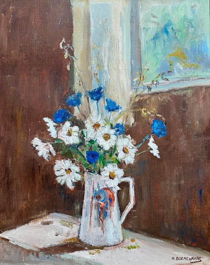Schilderij Hugo Boerewaart (Boerewaard), Antiek en Kunst, Kunst | Schilderijen | Klassiek, Ophalen