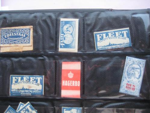 verzameling zeer oude etiketten  600 stuks,scheermesjes 65€, Verzamelen, Complete verzamelingen en Collecties, Ophalen