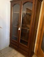 Vitrine/boekenkast, Huis en Inrichting, Ophalen, Gebruikt, Met deur(en)