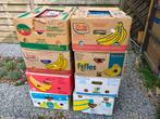 8 bananendozen vol met stripboeken, Boeken, Stripverhalen, Meerdere stripboeken, Ophalen, Gelezen