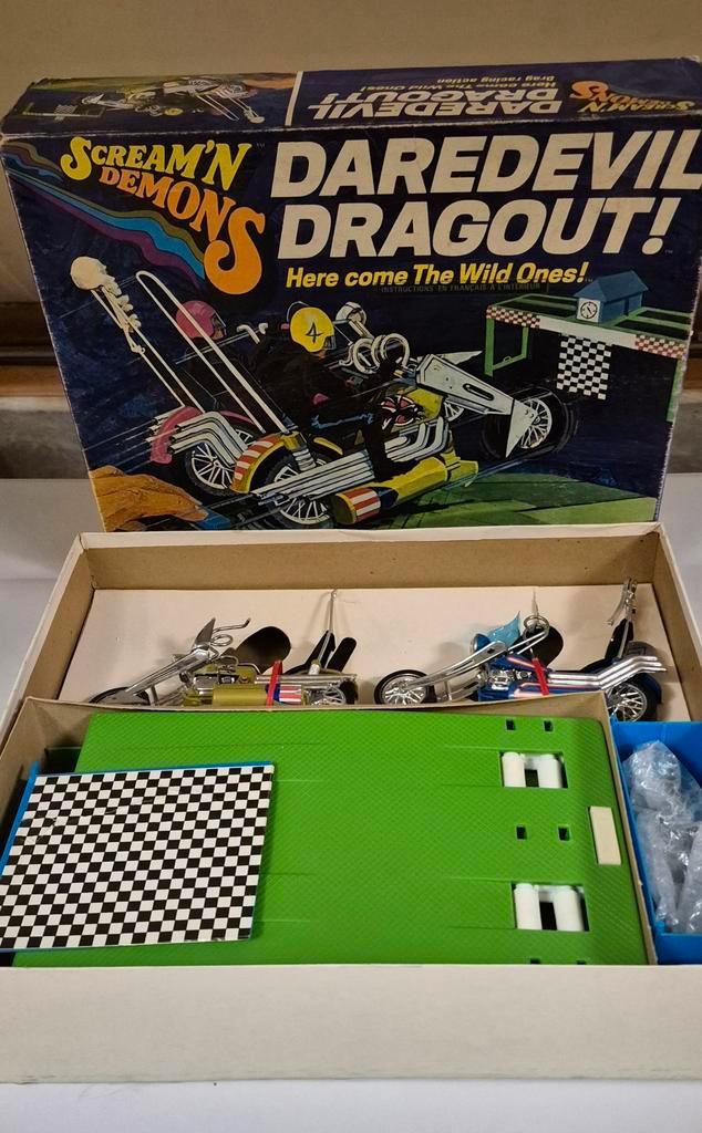 Zeldzaam! Vintage 1971 Hasbro scream 'n demons daredevil, Verzamelen, Speelgoed, Ophalen of Verzenden