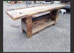 GROTE WERKBANK   +   STAART BANKSCHROEF, Doe-het-zelf en Bouw, Werkbanken, Ophalen of Verzenden, Gebruikt, Bankschroef