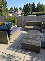 Loungeset met 10 kussens, Ophalen, Gebruikt, Loungeset, Overige materialen