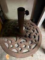 Zware Parasol voet Ijzer, Tuin en Terras, Parasols, Ophalen, Gebruikt, Parasolvoet