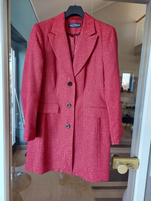 MANTEAU FEMME T.42, Kleding | Dames, Jassen | Winter, Nieuw, Maat 42/44 (L), Rood, Ophalen of Verzenden