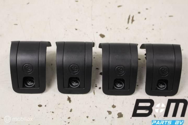 Set Isofix afdekkappen VW golf 7 GTE, Auto-onderdelen, Interieur en Bekleding, Gebruikt