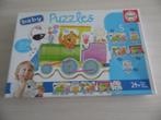 PUZZLES   BABY   TRAIN AVEC ANIMAUX      EDUCA, Enlèvement ou Envoi, Moins de 10 pièces, Comme neuf, 2 à 4 ans