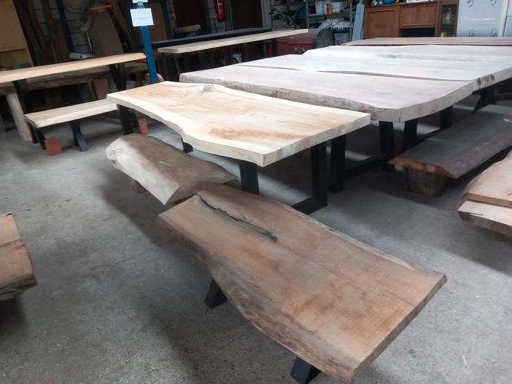 Boomstamtafels Boomstamtafelbladen Boomstamtafelplanken, Tuin en Terras, Picknicktafels, Nieuw, Ophalen