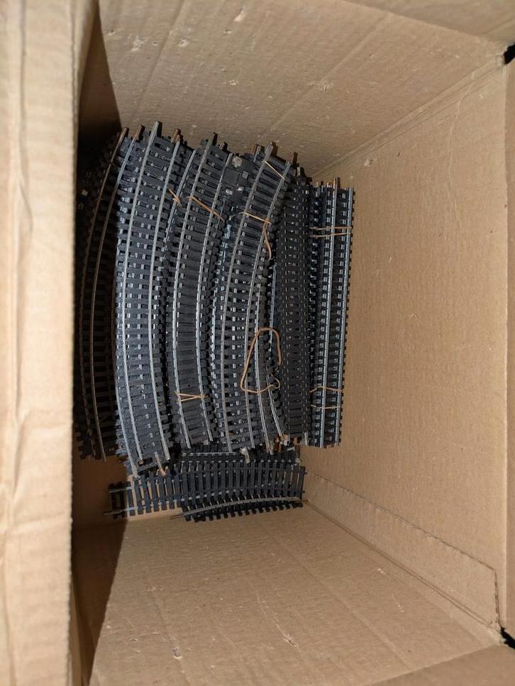 Rails/voies HO type K Lima, Jouef, Yugoslavia, transfo.., Hobby & Loisirs créatifs, Trains miniatures | HO, Utilisé, Rails, Jouef