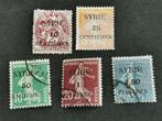 Syrie Frans Mandaat 1924 - met opdruk Syrie, Ophalen of Verzenden, Gestempeld, Midden-Oosten