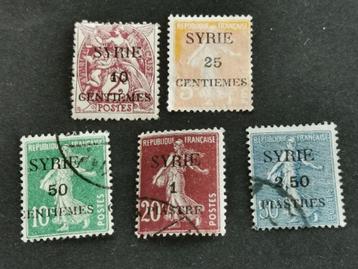 Syrie Mandat français 1924 - avec surcharge Syrie, Enlèvement ou Envoi, Affranchi, Moyen-Orient
