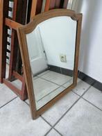 Miroir ancien cadre bois massif 50x66 cm, Enlèvement ou Envoi