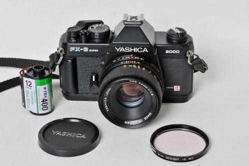 Yashica FX-3 2000 + objectif Yashica DSB 50 mm 1:1,9., TV, Hi-fi & Vidéo, Appareils photo analogiques, Comme neuf, Reflex miroir