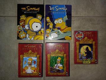 a vendre 2 coffrets + 3 classics de simpsons comme neuf beschikbaar voor biedingen
