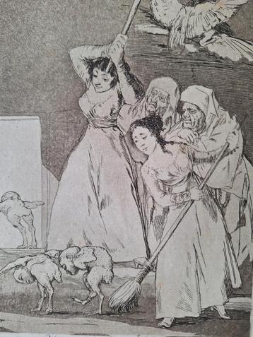 Ets Goya Ya Van Desplumados uit Los Caprichos nummer 20 beschikbaar voor biedingen