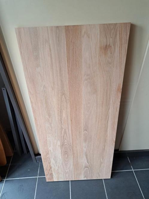Massief eiken blad, Doe-het-zelf en Bouw, Platen en Panelen, Zo goed als nieuw, Hout, 50 tot 100 mm, Ophalen