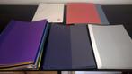 L mappen plastiek: verschillende soorten, Diversen, Schoolbenodigdheden, Ophalen of Verzenden, Zo goed als nieuw