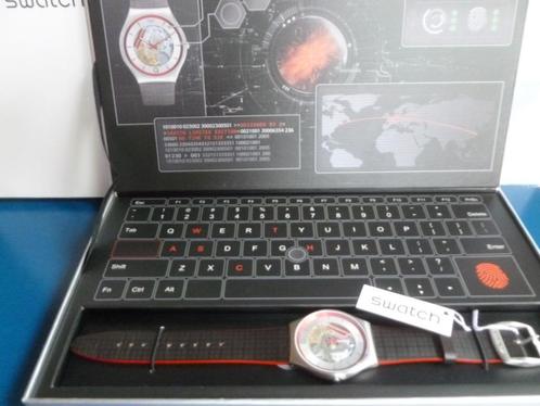 JAMES BOND 007 Coffret Montre Suisse SWATCH NTTD Q² NEUVE, Handtassen en Accessoires, Horloges | Heren, Nieuw, Polshorloge, Swatch