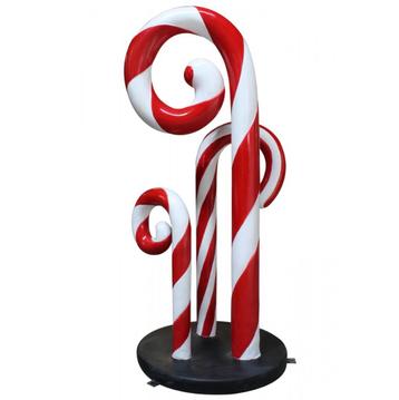 	 Candy Cane Trio Hoogte 140 cm beschikbaar voor biedingen