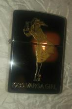 Briquet Aansteker zippo Varga Girl Silver plate Germany C IX, Verzamelen, Ophalen of Verzenden