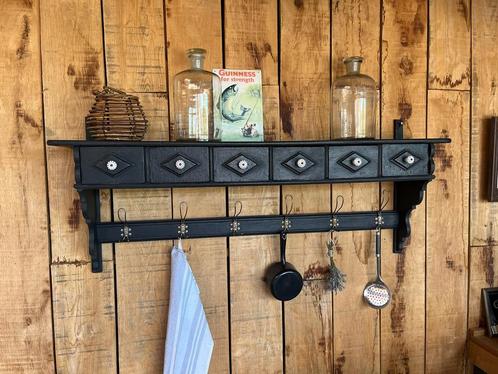 Muurboog van massief hout., Huis en Inrichting, Woonaccessoires | Kapstokken, Gebruikt, Hout, Ophalen