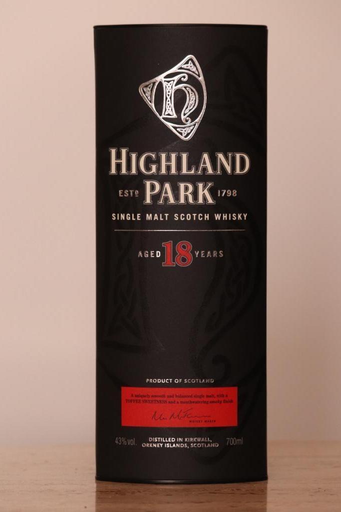 Highland Park 18yo + certificate, Verzamelen, Wijnen, Nieuw, Overige typen, Overige gebieden, Ophalen