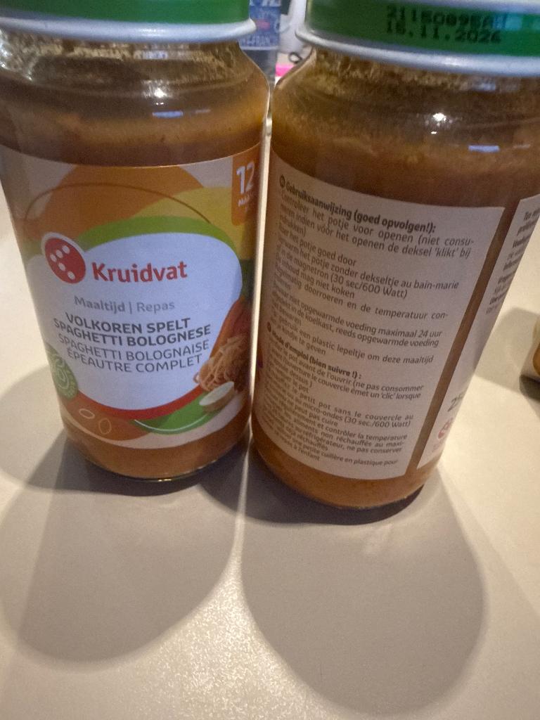 Babyvoeding: 6 potjes. *GRATIS*, Kinderen en Baby's, Babyvoeding en Toebehoren, Nieuw, Overige typen, Ophalen