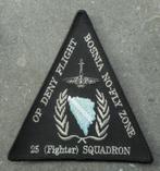 FORCE AERIENNE - INSIGNE BRODE 25TH FIGHTER SQUADRON, Verzamelen, Verzenden, Luchtmacht, Embleem of Badge