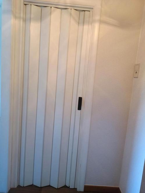 Witte accordeonhouder, Doe-het-zelf en Bouw, Raamkozijnen en Schuifdeuren, Zo goed als nieuw, Deurkozijn, Kunststof, 150 tot 225 cm
