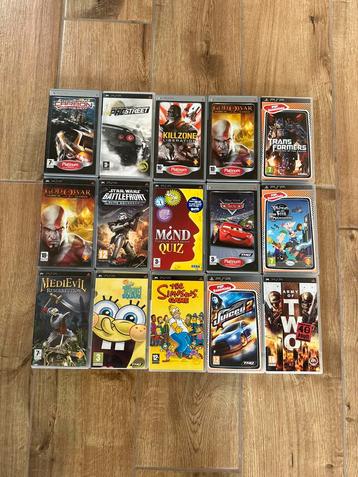 Psp games beschikbaar voor biedingen
