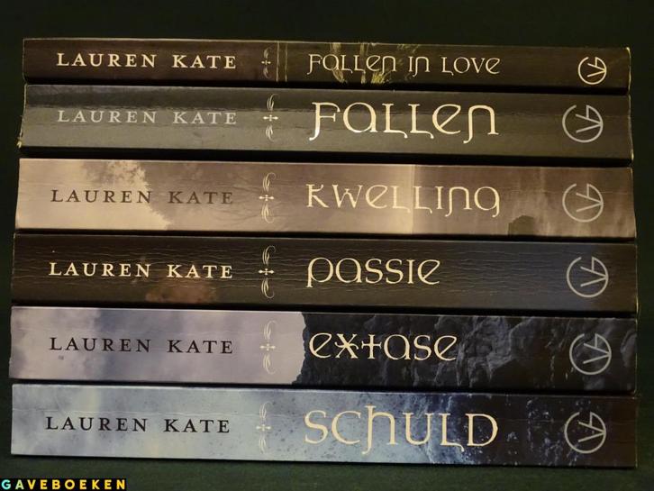 Fallen - Lauren Kate - Van Goor - 6x - Paperback, Boeken, Fantasy, Gelezen, Ophalen of Verzenden