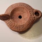 Oud-Romeins olielampje in terracotta, Antiek en Kunst, Verzenden