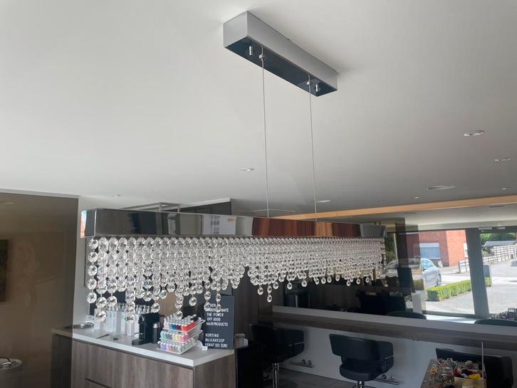 Frozen Eyes Ilfari kristal luster, Huis en Inrichting, Lampen | Hanglampen, Zo goed als nieuw, Ophalen