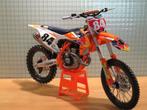 Jeffrey Herlings Red Bull 2018 KTM 450 SX-F 1:6 35 x 23 cm., Enlèvement ou Envoi, Neuf, 1:5 à 1:8, Moteur