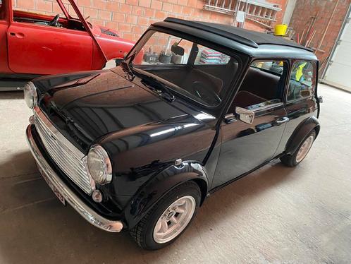 mini cooper spi, Auto's, Oldtimers, Particulier, Open dak, Mini, Benzine, 2 deurs, Handgeschakeld, Zwart, Bruin, Voorwielaandrijving