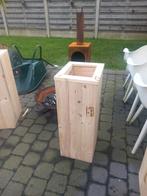 Houten bloembak 15 euro., Tuin en Terras, Ophalen, Zo goed als nieuw