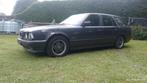 BMW 525TDS automaat 1991, Auto's, BMW, Achterwielaandrijving, Zwart, Leder, 5 deurs