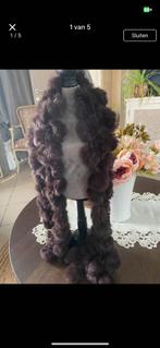 Angora Konijnbontsjaal Vintage, Ophalen, Zo goed als nieuw, Sjaal