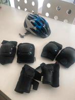 Beschermset: fietshelm, elleboog- hand- en kniebeschermers, Sport en Fitness, Skateboarden, Ophalen of Verzenden, Zo goed als nieuw