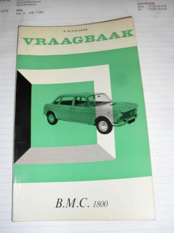 Vraagbaak BMC 1800, Autos : Divers, Modes d'emploi & Notices d'utilisation, Enlèvement ou Envoi