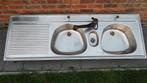 INOX SPOELBAK FRANKE, Ophalen, Gebruikt, 50 tot 75 cm, 100 tot 150 cm